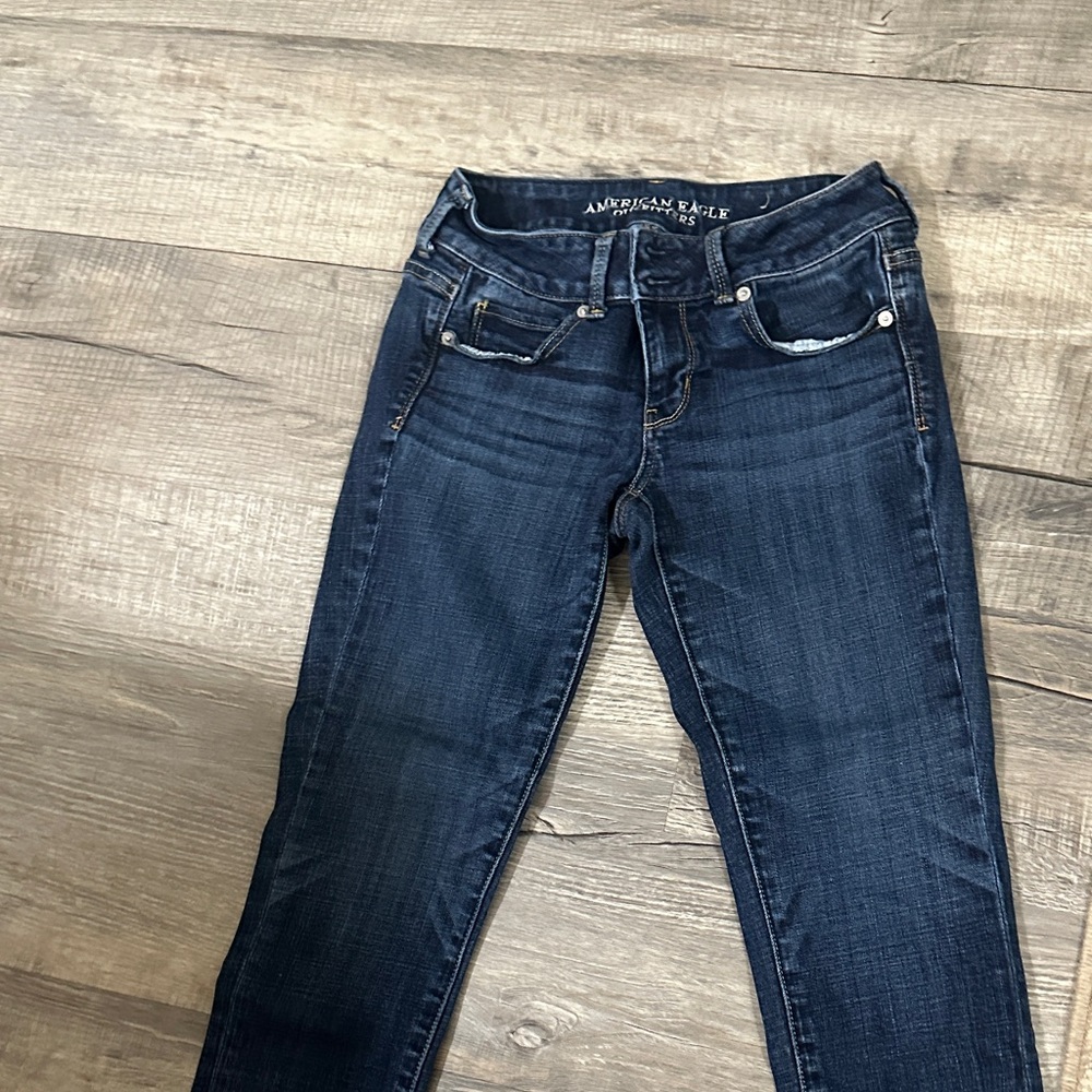 American Eagle Outfitters Women's Deep Indigo Skinny Jeans